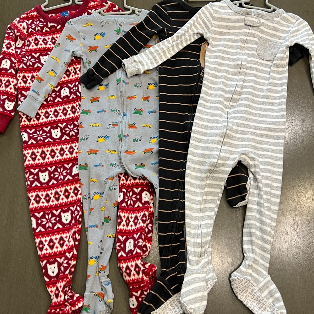 4 Pack Zip Up PJ